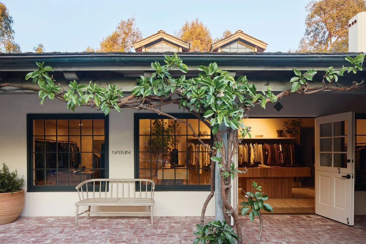 Las Aves Shops & Offices, known as The Post, in Santa Barbara - a historic Montecito shopping destination with curated retail and rustic charm